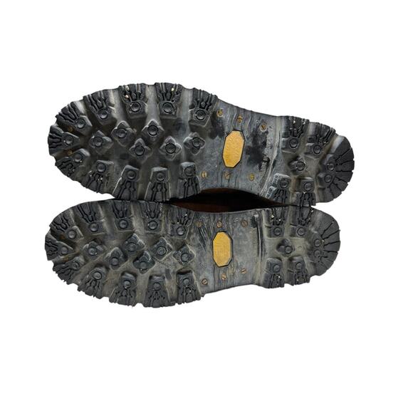 Vintage Lasco Log Master Insulated Brown Suede Leather Hiking Boots US Men's 6.5 - Picture 10 of 12